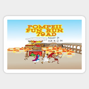 Pompeii Fun Run Magnet